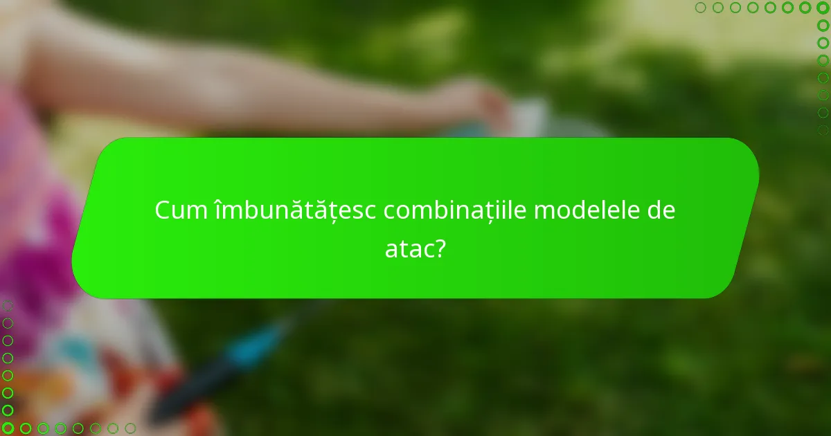 Cum îmbunătățesc combinațiile modelele de atac?